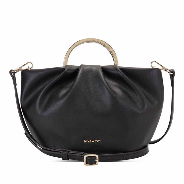 Nine West Paloma Pouch Black Shoulder Bag | Ireland 73N87-0Q19